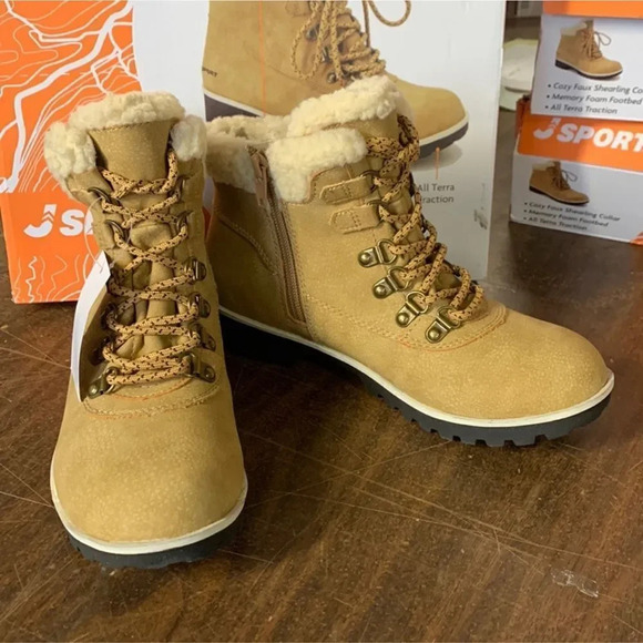 JSport Ladies' Bluestone Boot Tan size  11 - Picture 3 of 7